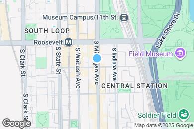Map image of the property - 1244 S Michigan Ave
