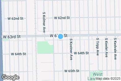 Map image of the property - 6316 S Kenneth Ave