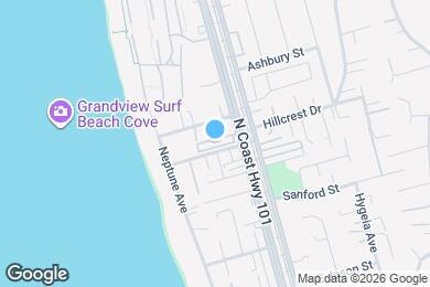 Map image of the property - 1624 N Coast Highway 101 Hwy