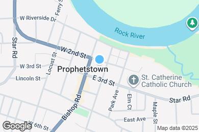 Map image of the property - 109 E 2nd St