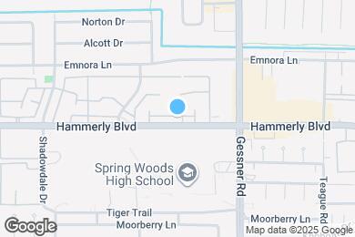 Map image of the property - 10400 Hammerly Blvd