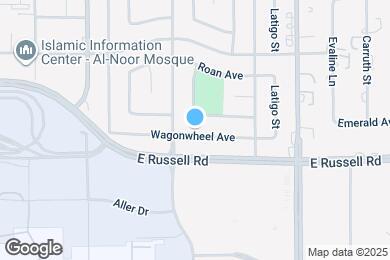 Map image of the property - 2120 Wagonwheel Ave