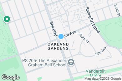 Map image of the property - 73-03 Bell Boulevard, 5M