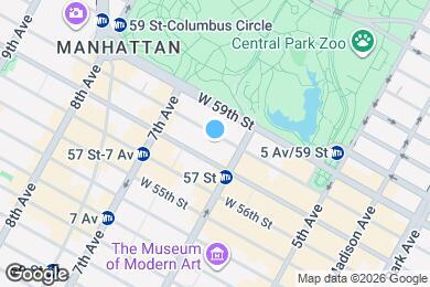 Map image of the property - 120 W 58th St