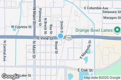 Map image of the property - 406 E Vine St