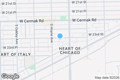 Map image of the property - 2031 W 23rd St
