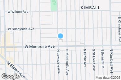 Map image of the property - 4425 N Lawndale Ave