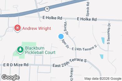 Map image of the property - 2412 Bridger Dr