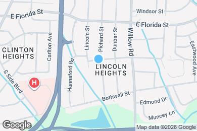 Map image of the property - 1704 Pichard St