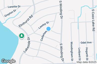 Map image of the property - 739 Cedarlawn Rd