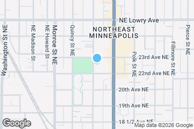 Map image of the property - 2217 Jackson St NE