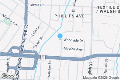Map image of the property - 1209 Gatewood Ave