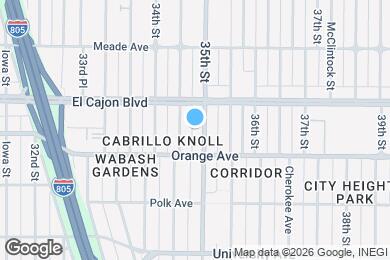 Map image of the property - 4246 35th St