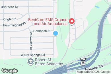 Map image of the property - 11103 Greenwillow Dr
