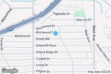 Map image of the property - 215 Shady Rill