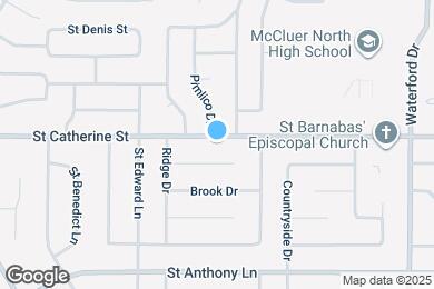 Map image of the property - 2380 St Catherine St