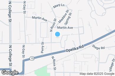 Map image of the property - Charming updated older home close to campus