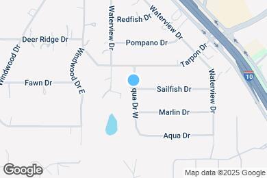 Map image of the property - 9455 Aqua Dr
