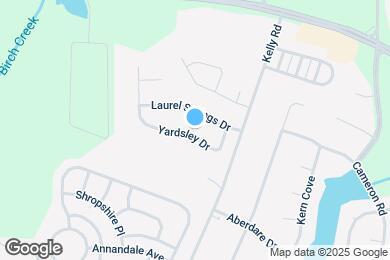 Map image of the property - 222 Yardsley Dr