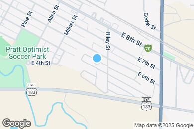 Map image of the property - 615 E 5th St