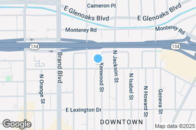 Map image of the property - 601 N Kenwood St