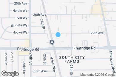 Map image of the property - 2704 29th Ave