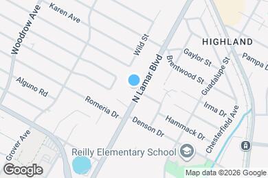 Map image of the property - 6324 N Lamar Blvd