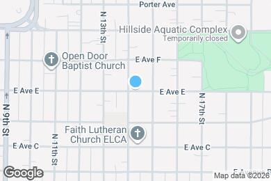 Map image of the property - 1422 E Avenue E