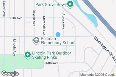 Map image of the property - 1572 Pullman Ave