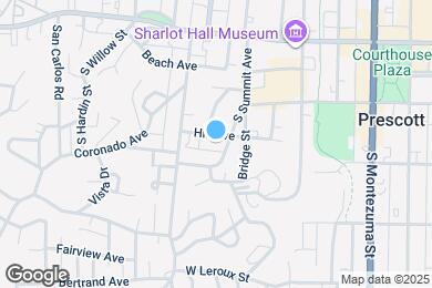 Map image of the property - 517 Hill Ave