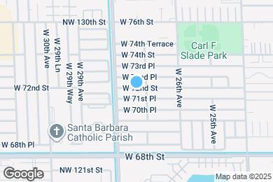 Map image of the property - 2736 W 72nd St