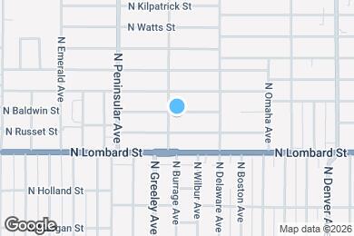 Map image of the property - 2644 N Baldwin St
