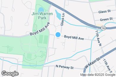 Map image of the property - 601 Boyd Mill Ave