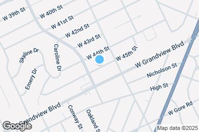 Map image of the property - 1538 W 45th St