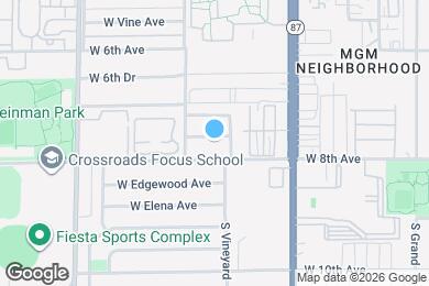 Map image of the property - 531 W Del Campo Ave