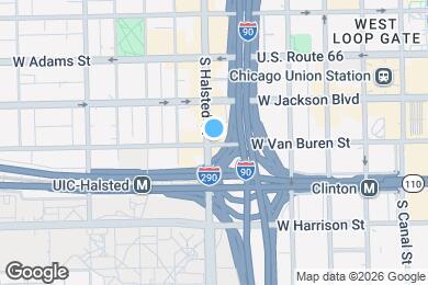 Map image of the property - 796 W Van Buren St
