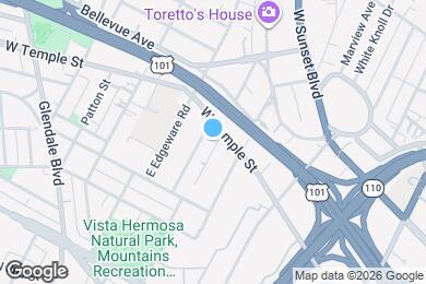 Map image of the property - 430 N Bixel St