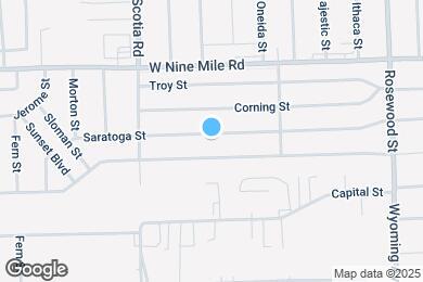 Map image of the property - 10631 Saratoga st