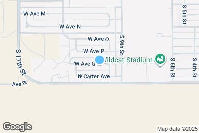 Map image of the property - 1007 1/2 W Avenue Q