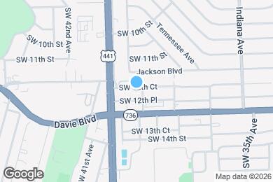 Map image of the property - 3906 SW 12th Ct