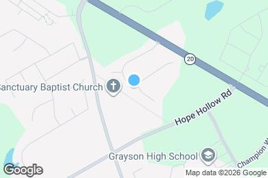 Map image of the property - 135 Lacey Oak Ln