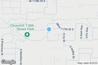 Map image of the property - 11715 S Locust Ave