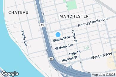 Map image of the property - 1416 Sheffield St