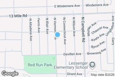 Map image of the property - 3014 N Vermont Ave