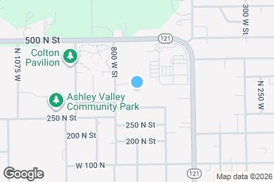 Map image of the property - 725 W 350 N