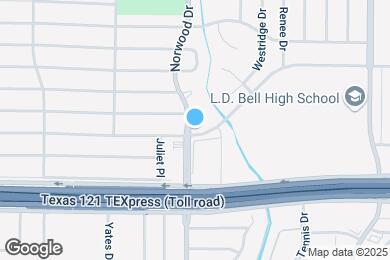 Map image of the property - 1600 Norwood Dr