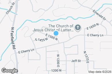 Map image of the property - 1165 E 1500 N