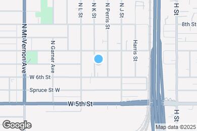 Map image of the property - 649 N K St