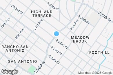 Map image of the property - 2206 23rd Ave