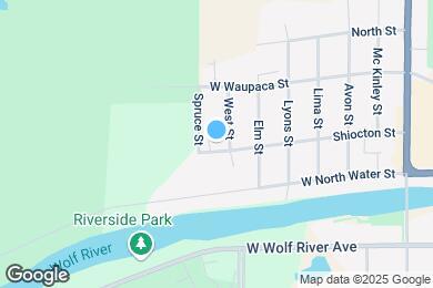Map image of the property - 1205 Shiocton St